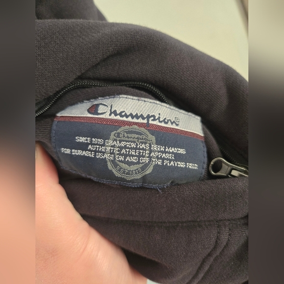 Champion Reversible Vest Mens Large Black And Red Zip Up With Pockets - Picture 10 of 11